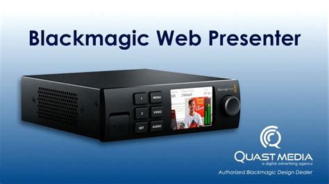 Exploring alternative options to the Blacm Magic web presenter for live broadcasting